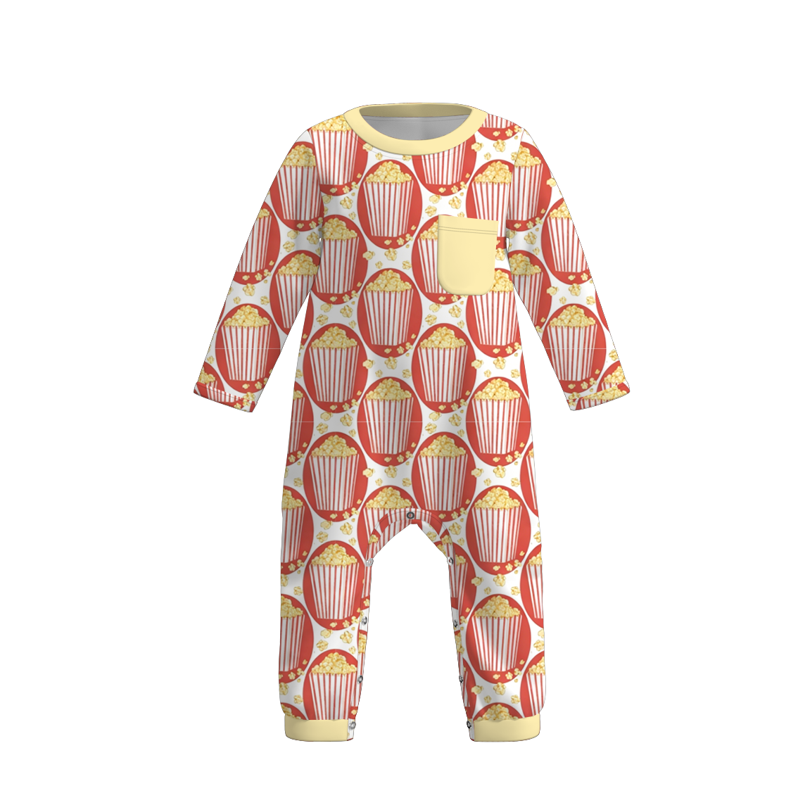 （Pre Order+Prepack Zone）Siblings Fall Popcorn Print Dress,Set,Pants&Romper