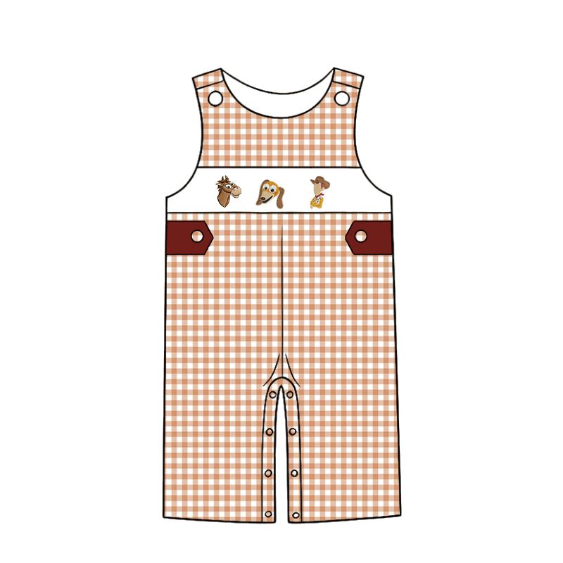 （Weekly Pre-Order）Siblings Cartoon Embroidery Smocked Dress,Set&Romper（Ends Wednesday）