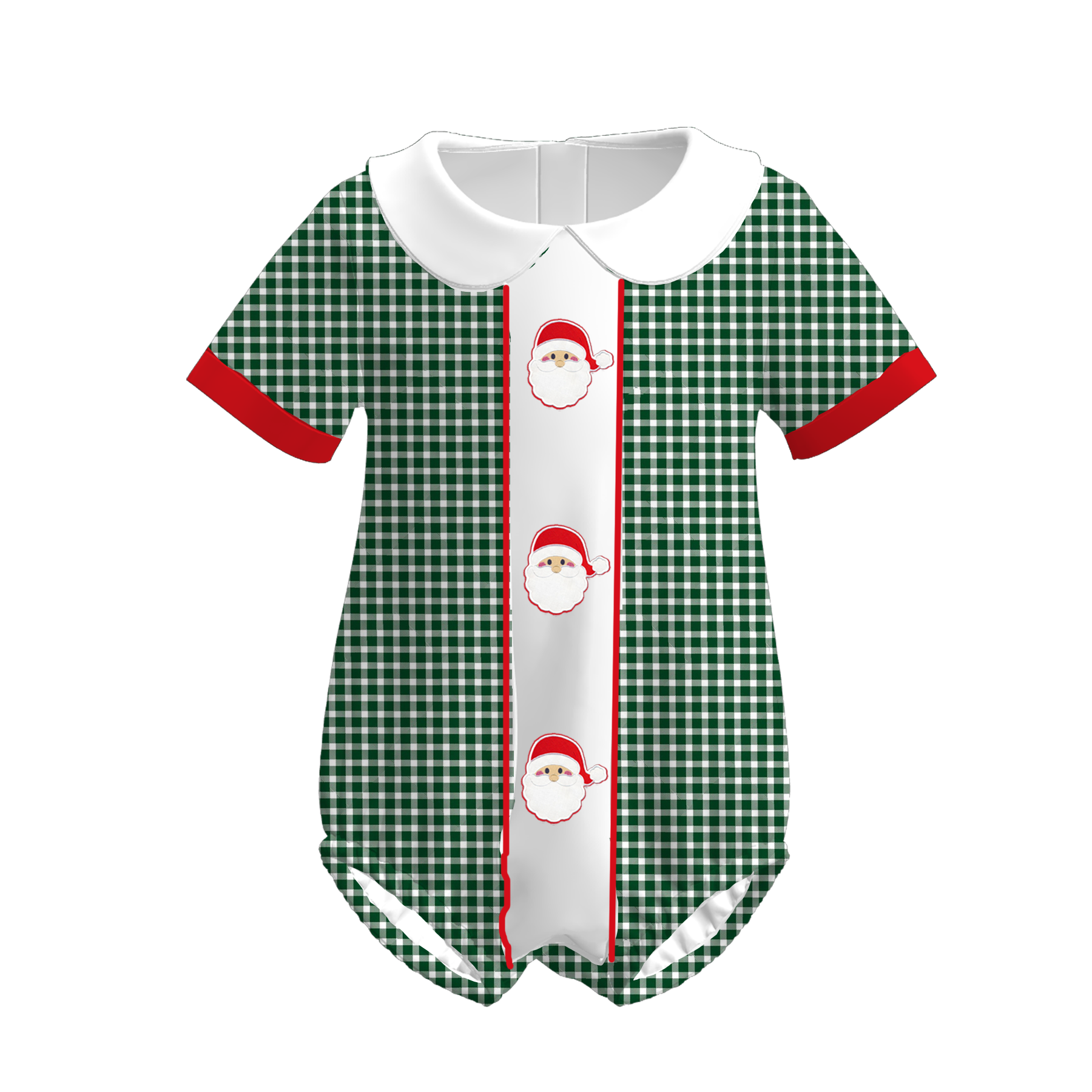 （Pre Order）Siblings Christmas Santa Claus Embroidery Dress,Set&Romper