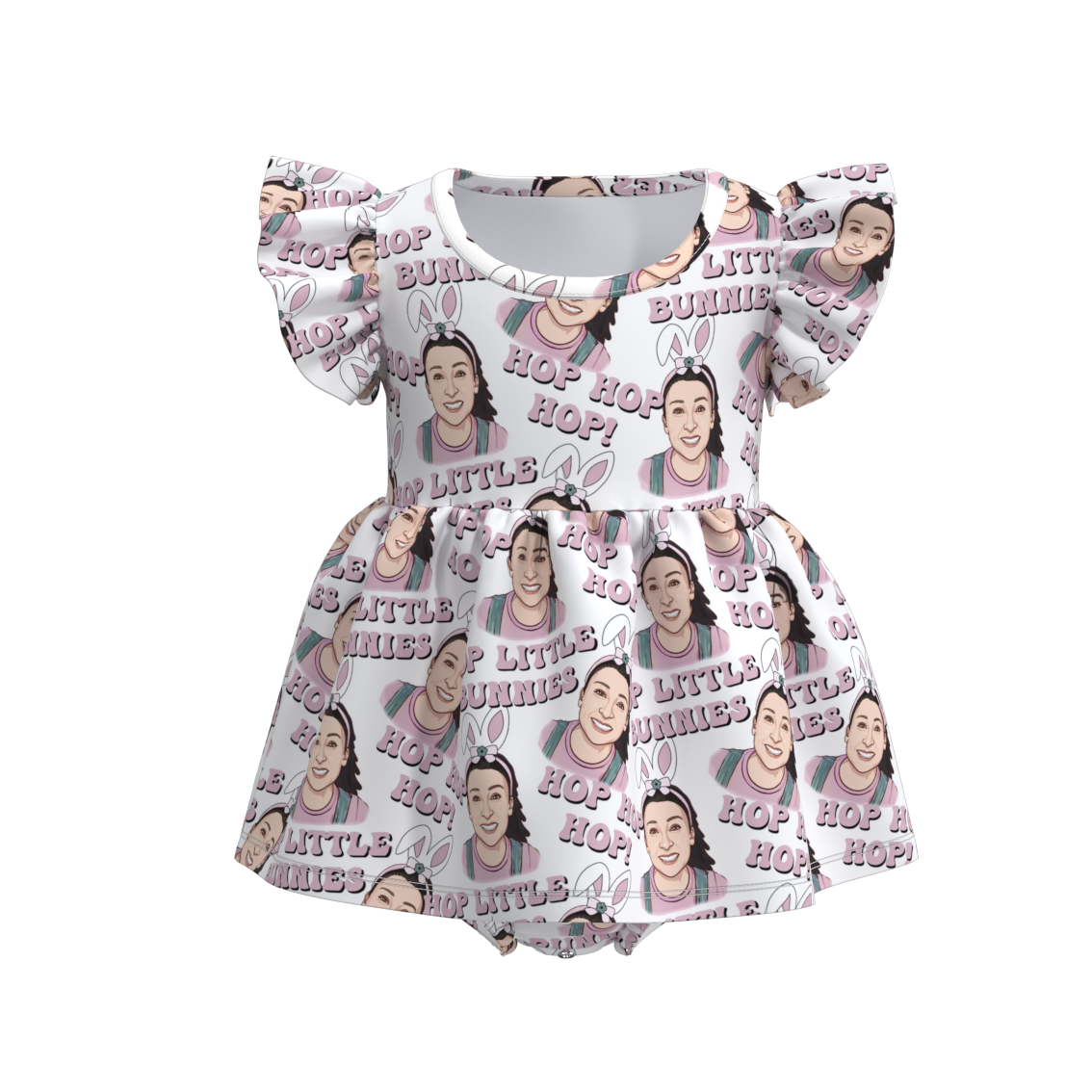 （Pre Order）Baby Girls Summer Character Romper
