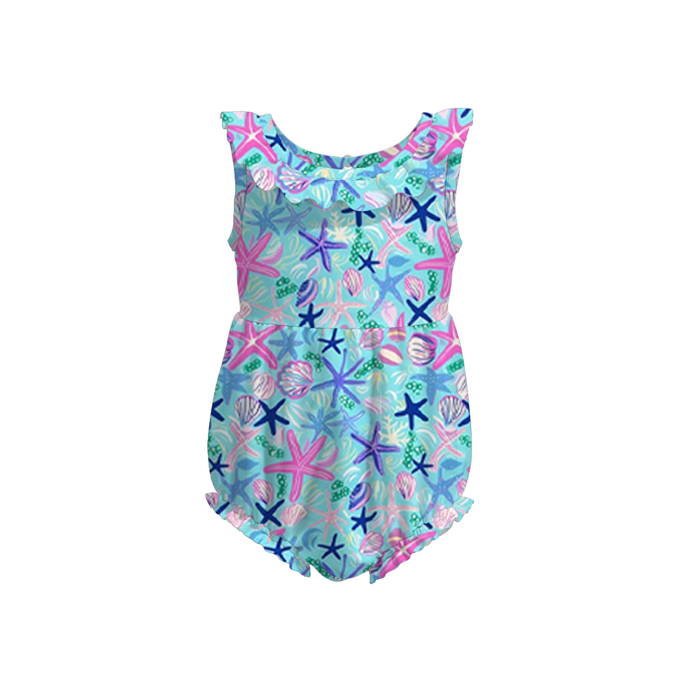 BABIES TIE SHOULDER ROMPER QUEEN ATLANTIS main image 1