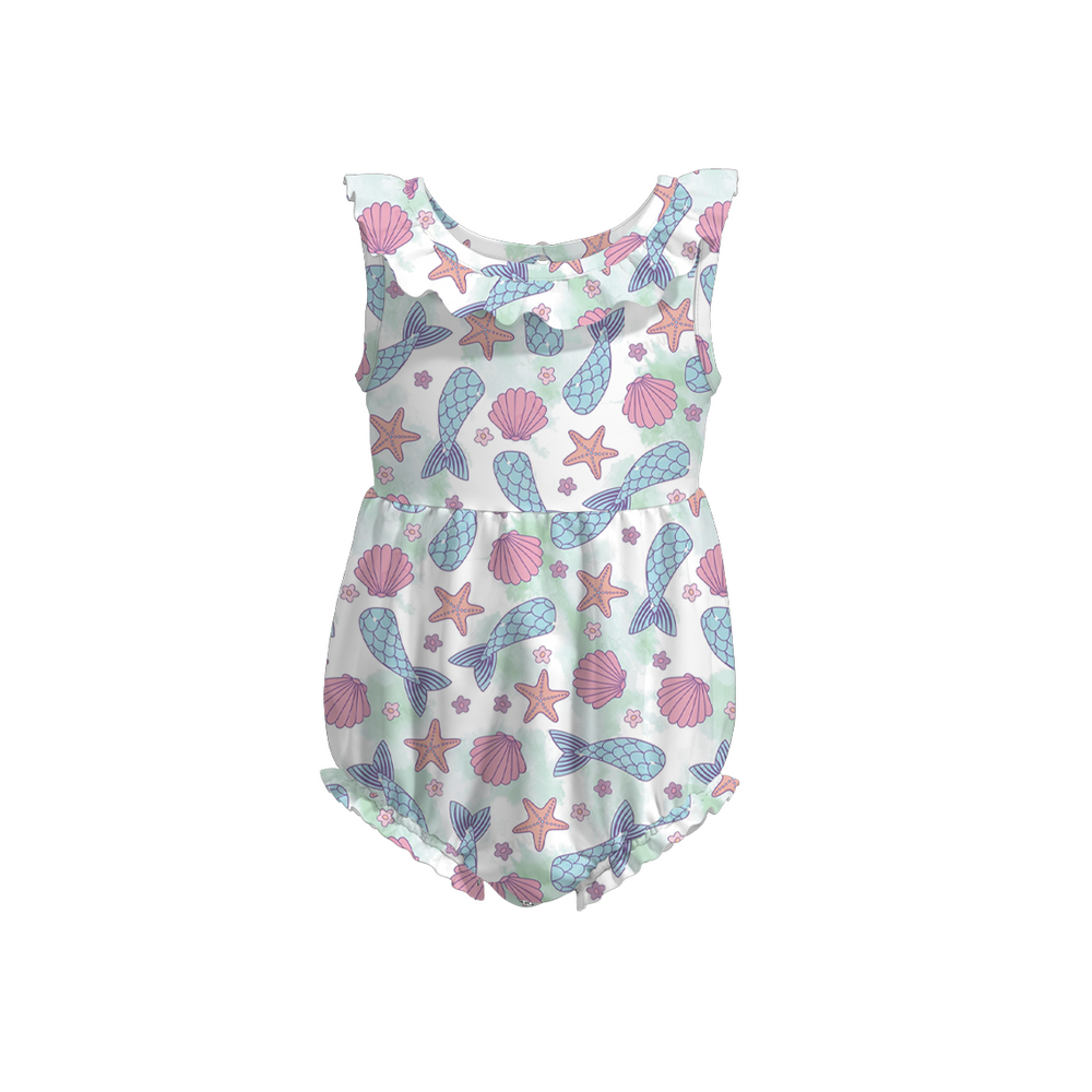 BABIES TIE SHOULDER ROMPER QUEEN ATLANTIS main image 0