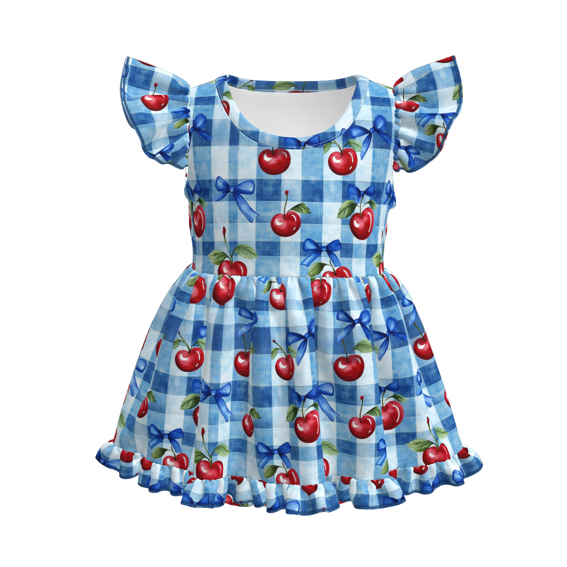 （Pre Order）Sisters Patriotic Print Dress＆Romper