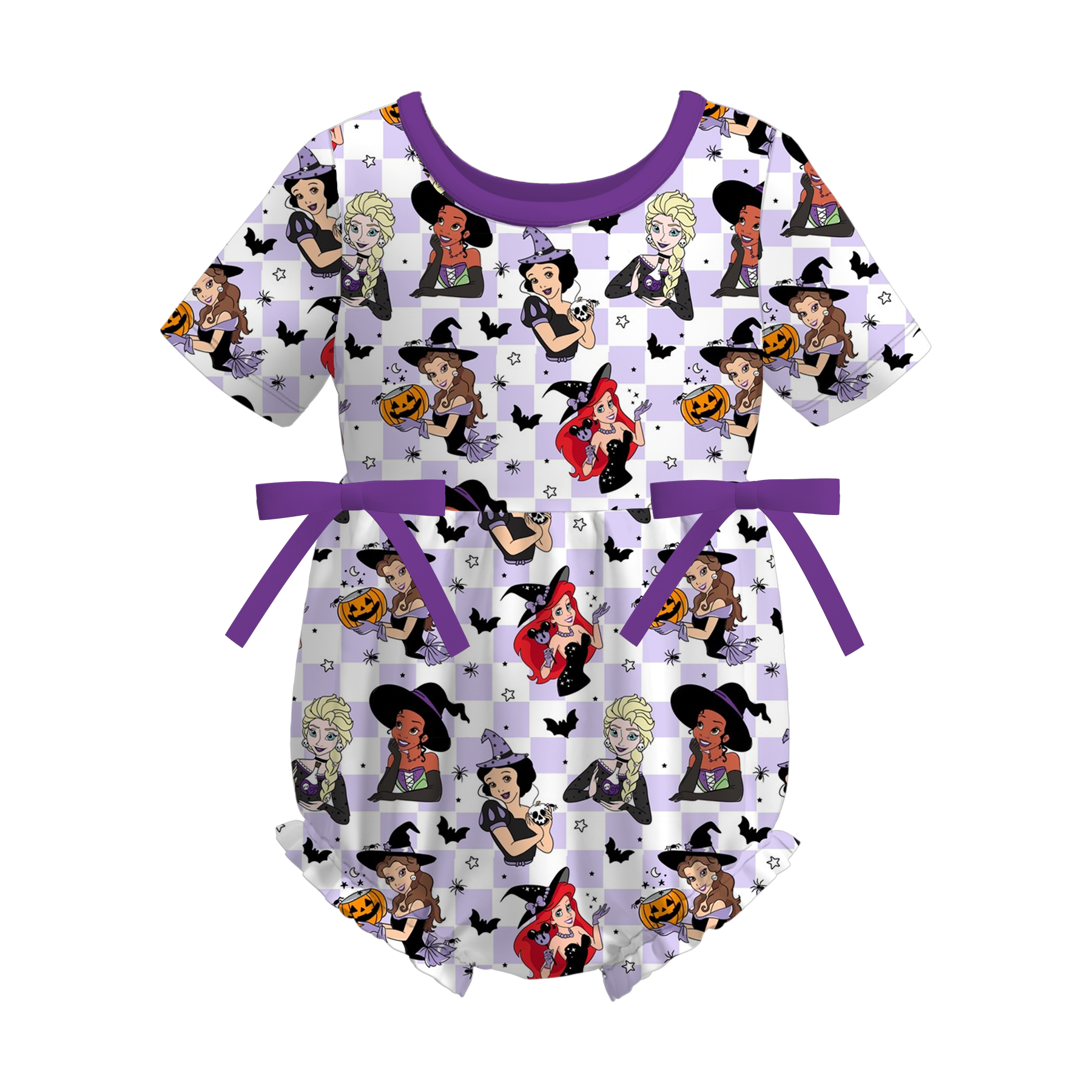 （Pre Order）Family Halloween Pumpkin Print Dress,Set＆Romper