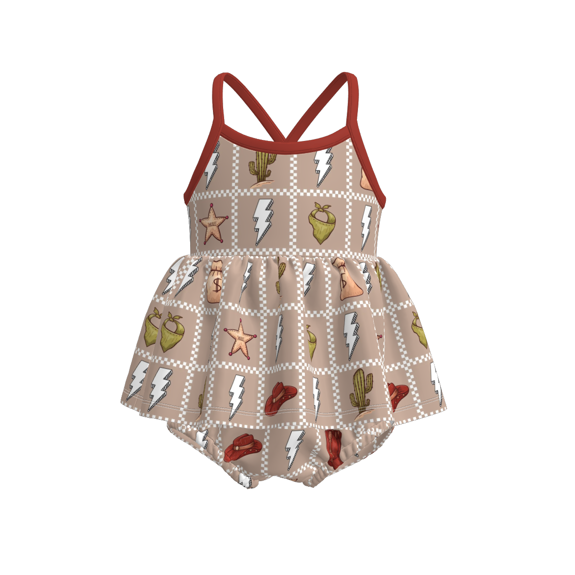 （Pre Order）Family Spring＆Summer Print Dress,Top＆Romper