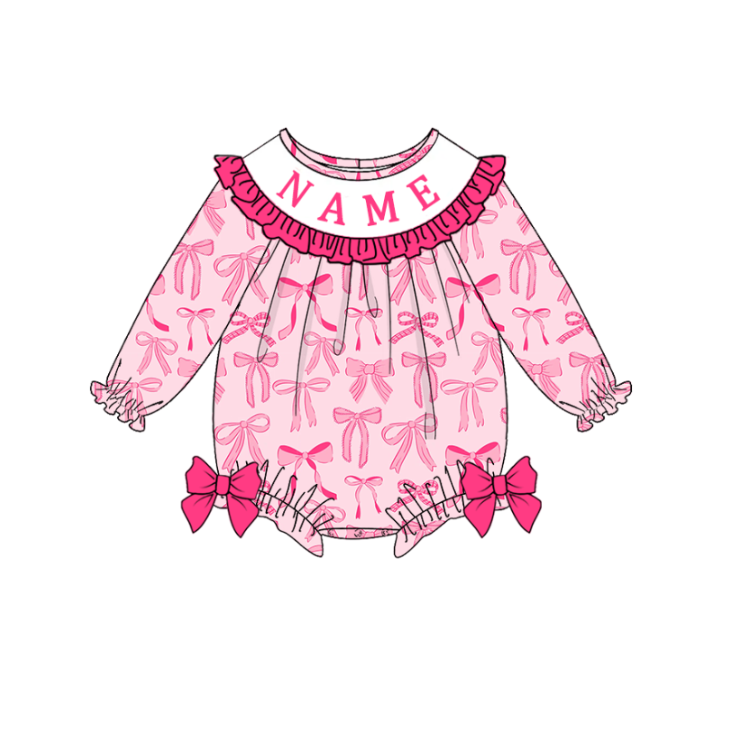 （Pre Order）Sisters Birthday Girl Embroidery Smocked Dress&Romper