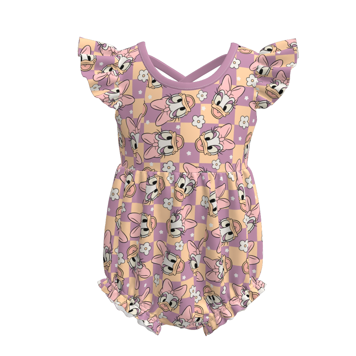 （Pre Order）Sisters Halloween Cartoon Print Dress＆Romper