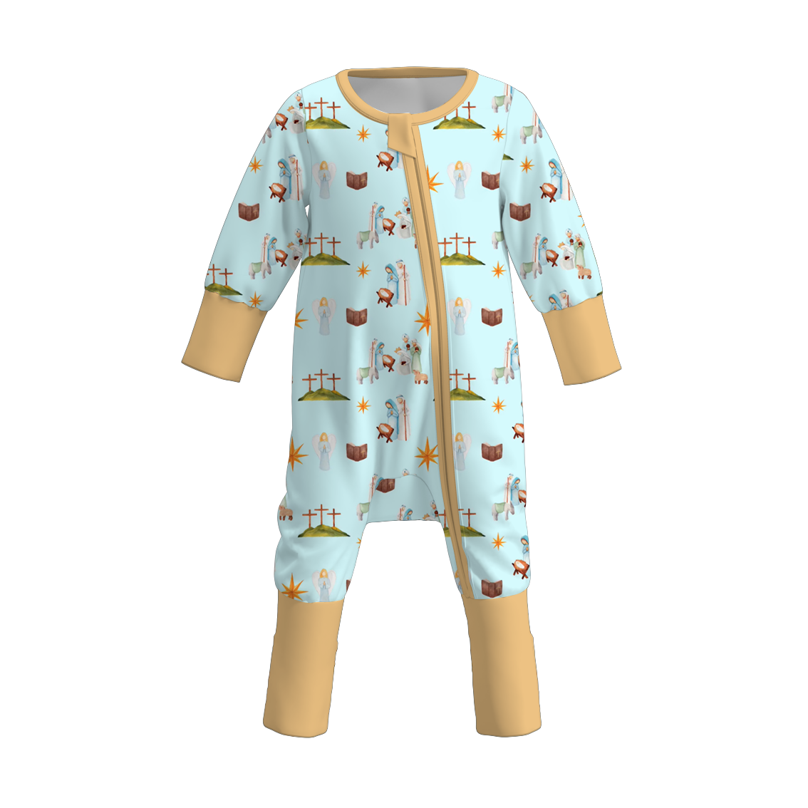 （Pre Order）Toddler Girls Christmas Print Romper