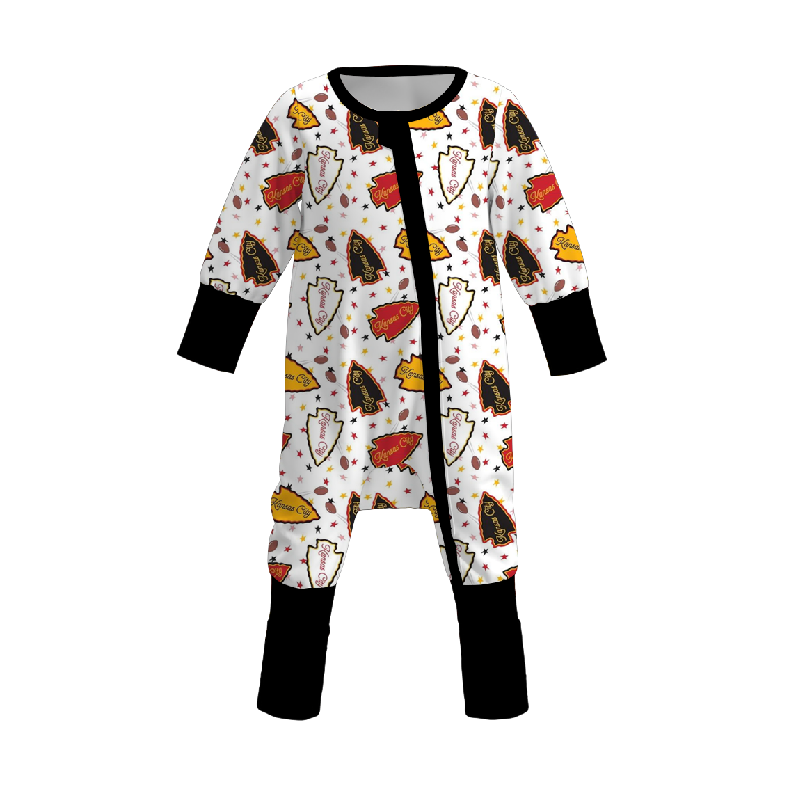（Pre Order）Family Football Print Set,Top＆Romper