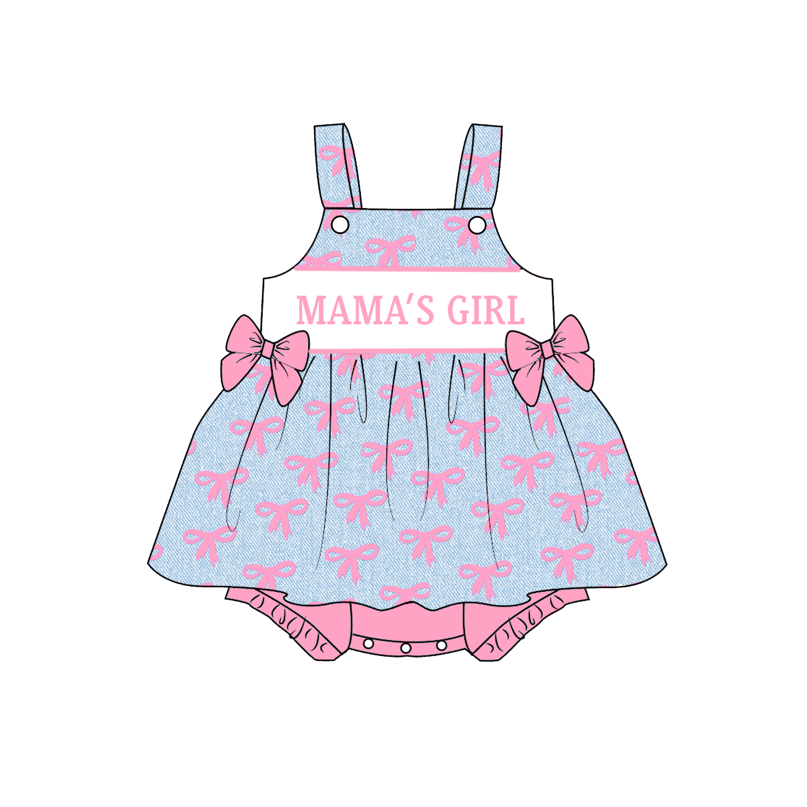 （Pre Order）Sisters Valentine's Day&Mother's Day Embroidery Dress&Romper