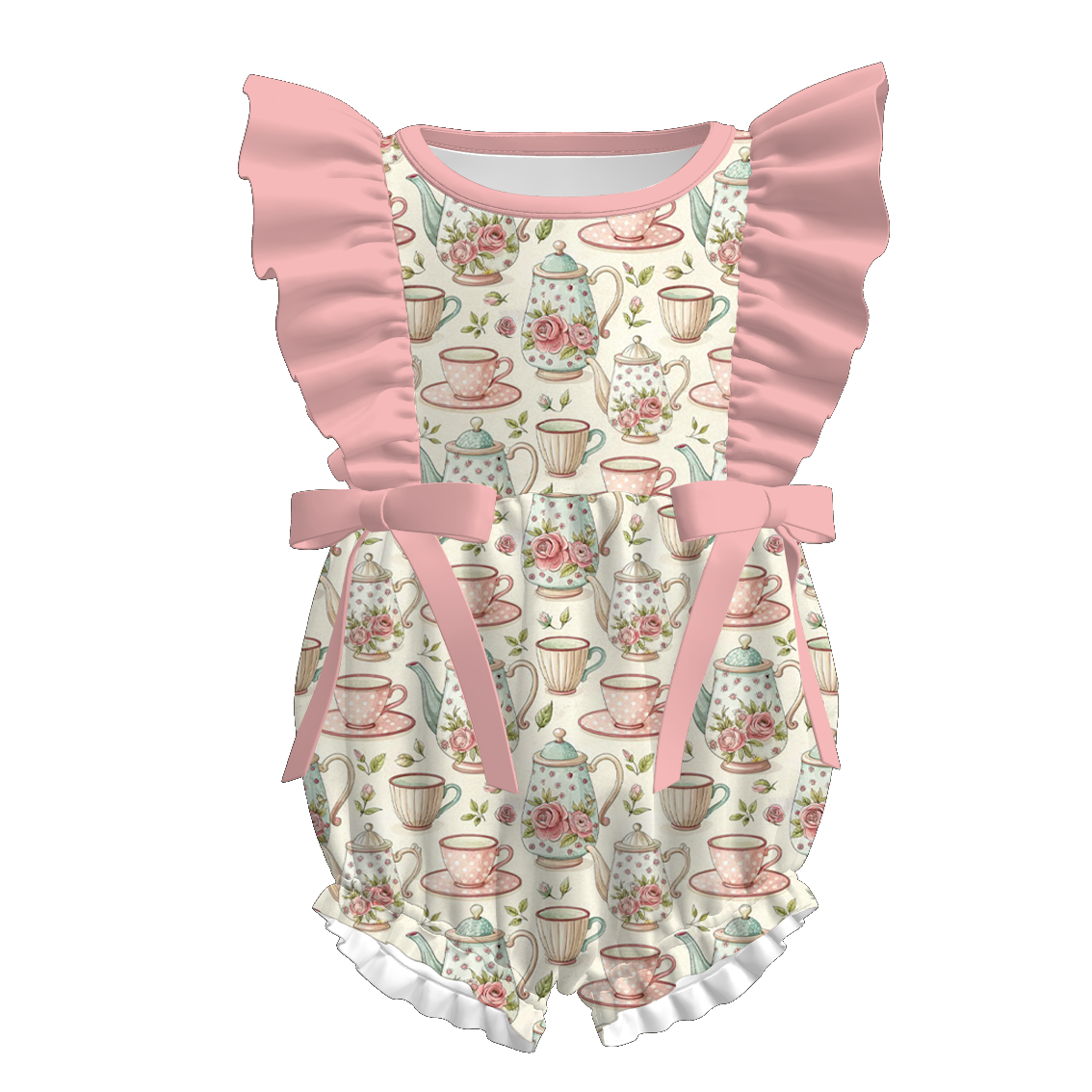 （Pre Order）Sisters Spring Afternoon Tea Print Dress,Set&Romper