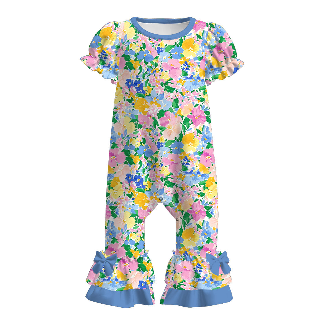 （Pre Order）Sisters Spring Floral Print Dress,Set&Romper