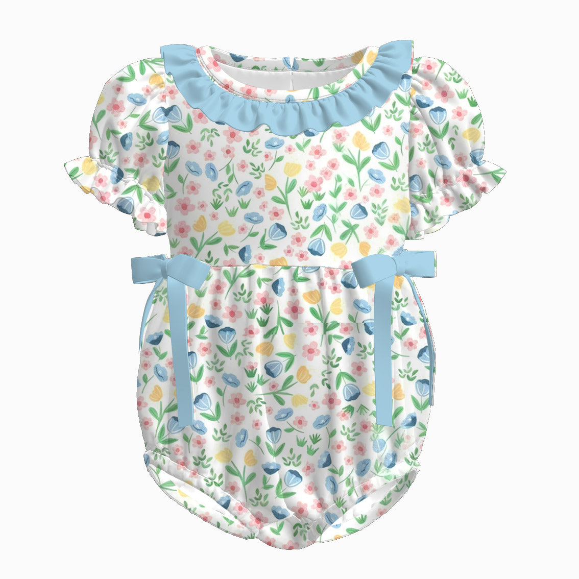 （Pre Order）Sisters Spring Floral Print Dress,Set&Romper