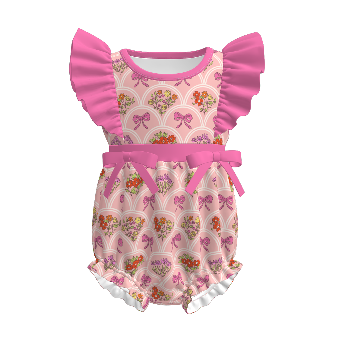 （Pre Order）Sisters Spring&Summer Floral Print Dress,Set&Romper