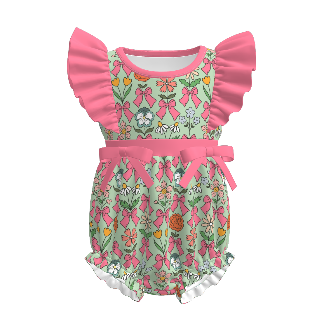 （Pre Order）Sisters Spring&Summer Floral Print Dress,Set&Romper