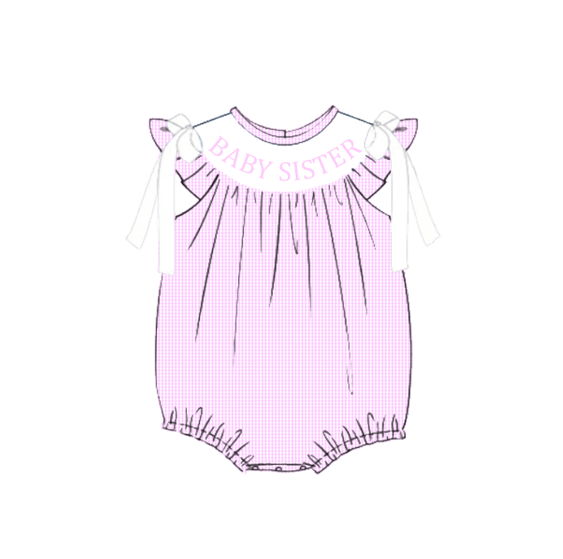 （Pre Order）Siblings Spring&Summer Embroidery Smocked Dress,Set&Romper