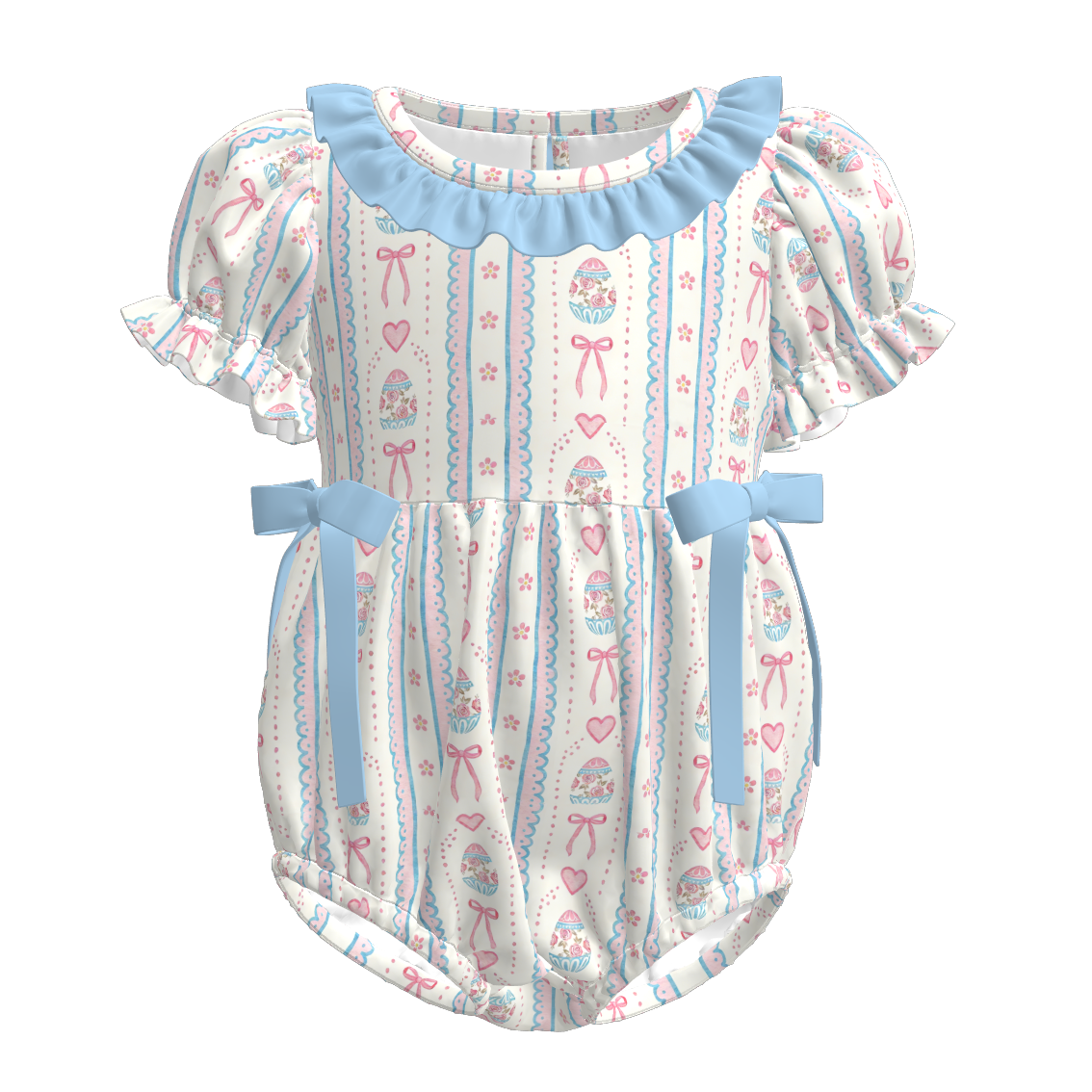 （Pre Order）Family Easter Egg Print Dress,Set&Romper