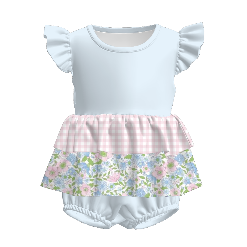 （Pre Order）Family Spring&Summer Floral Print Dress&Romper