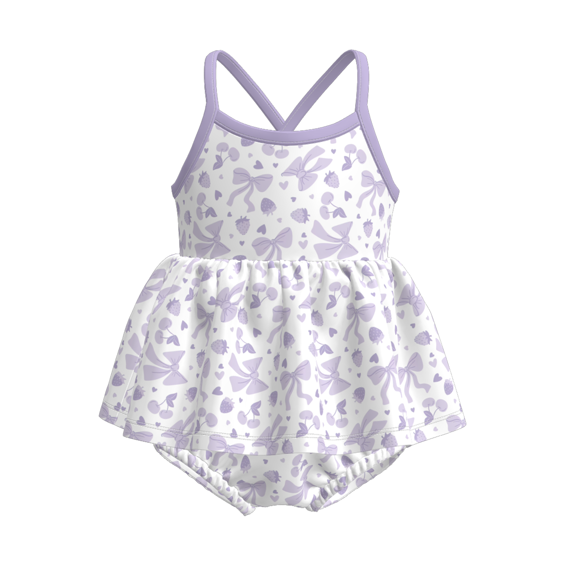 （Pre Order）Sisters Spring&Summer Bow Print Dress,Set&Romper