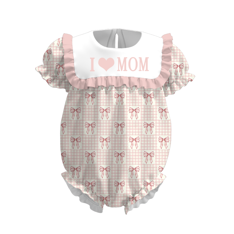 （Pre Order）Siblings Spring&Summer I♥MOM Embroidery Dress&Romper