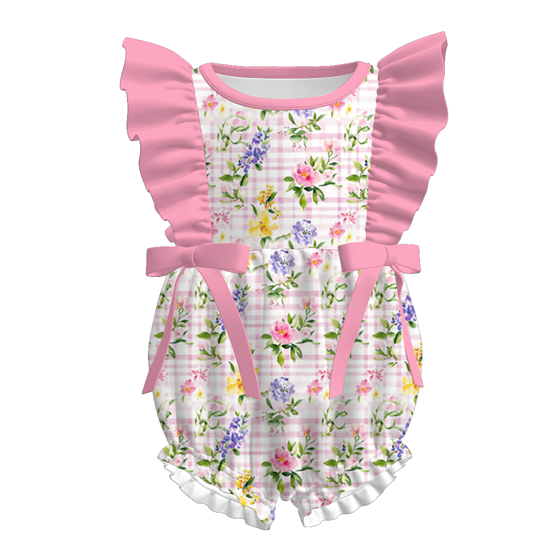 （Pre Order）Family Spring&Summer Floral Print Dress,Set&Romper