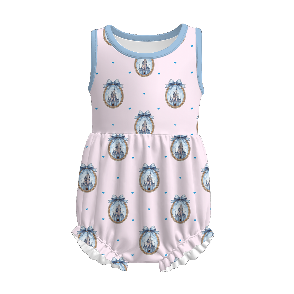 （Pre Order）Sisters Spring&Summer Castle Print Dress,Set&Romper