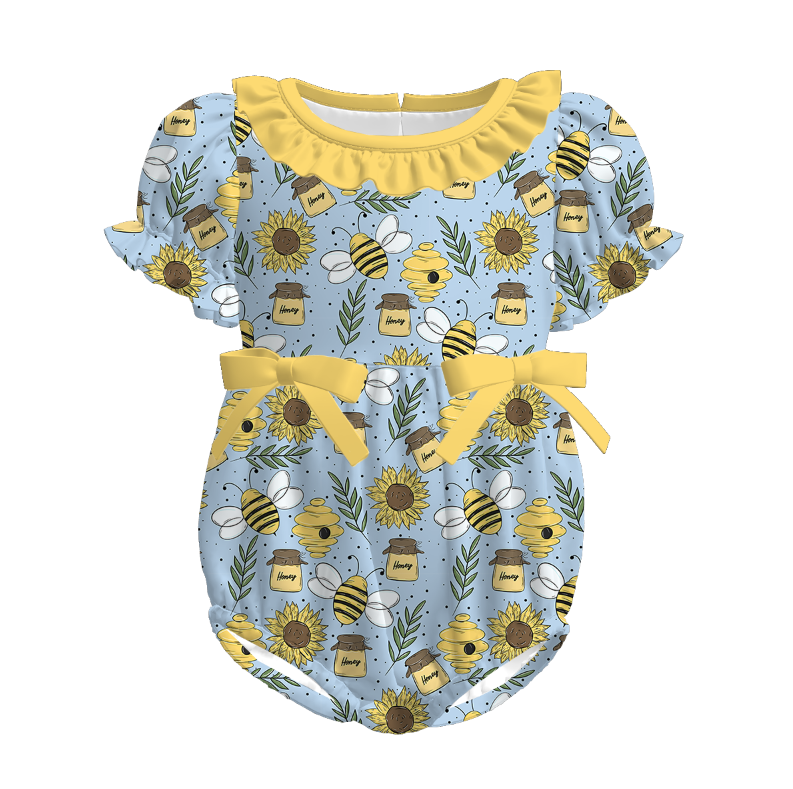 （Pre Order）Sisters Spring&Summer Bee Print Dress,Set,Jumpsuit&Romper
