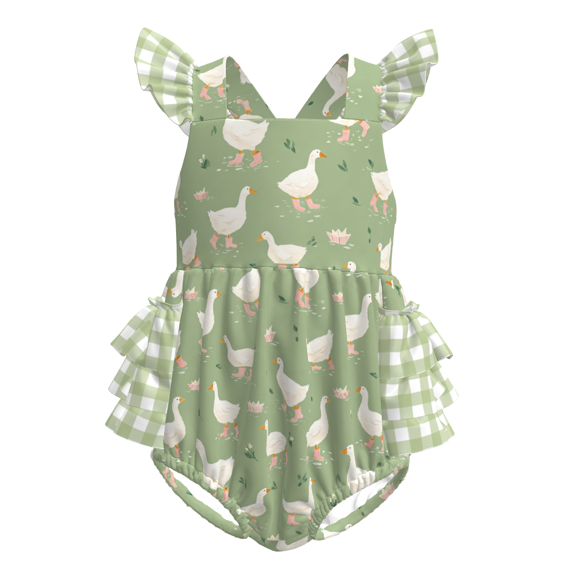 （Pre Order+Prepack Zone）Sisters Goose&Insect Print Dress&Romper