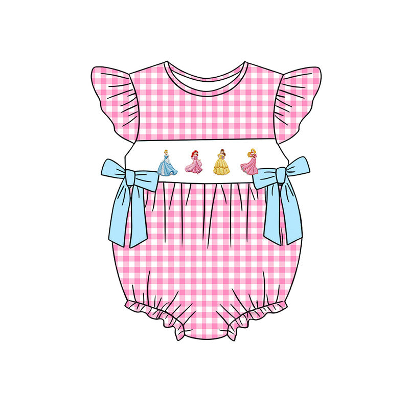 （Pre Order）Sisters Spring&Summer Princess Embroidery Smocked Dress,Set&Romper