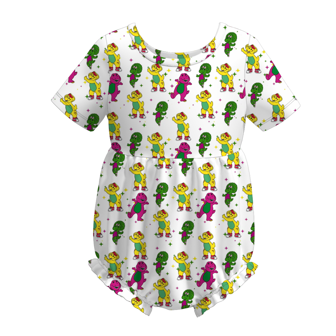 （Pre Order+Prepack Zone）Sisters Dino Print Skort Set&Romper