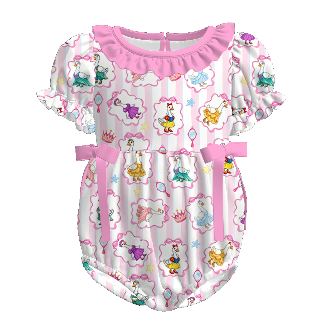 （Pre Order+Prepack Zone）Sisters Goose Print Dress&Romper