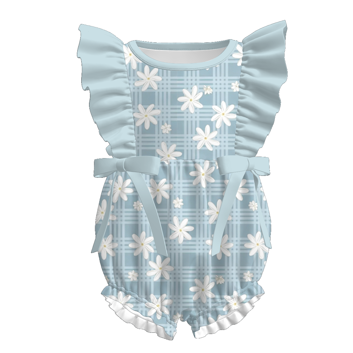 （Pre Order+Prepack Zone）Sisters Fall Daisy Print Dress,Set,Pants&Romper