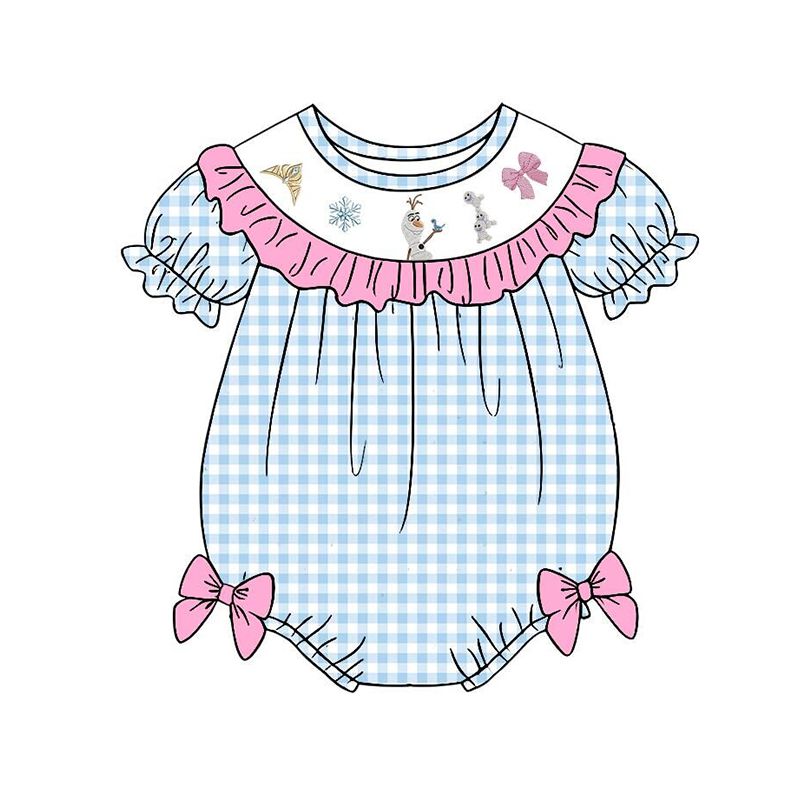 （Weekly Pre-Order）Girls Princess Embroidery Smocked Dress&Romper（Ends Wednesday）