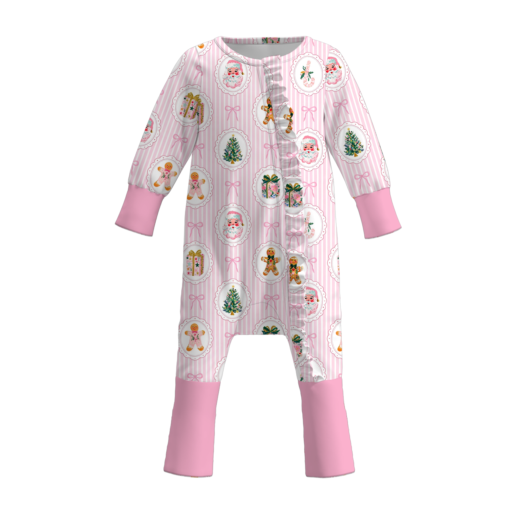 （Pre Order）Sisters Christmas Print Dress&Romper