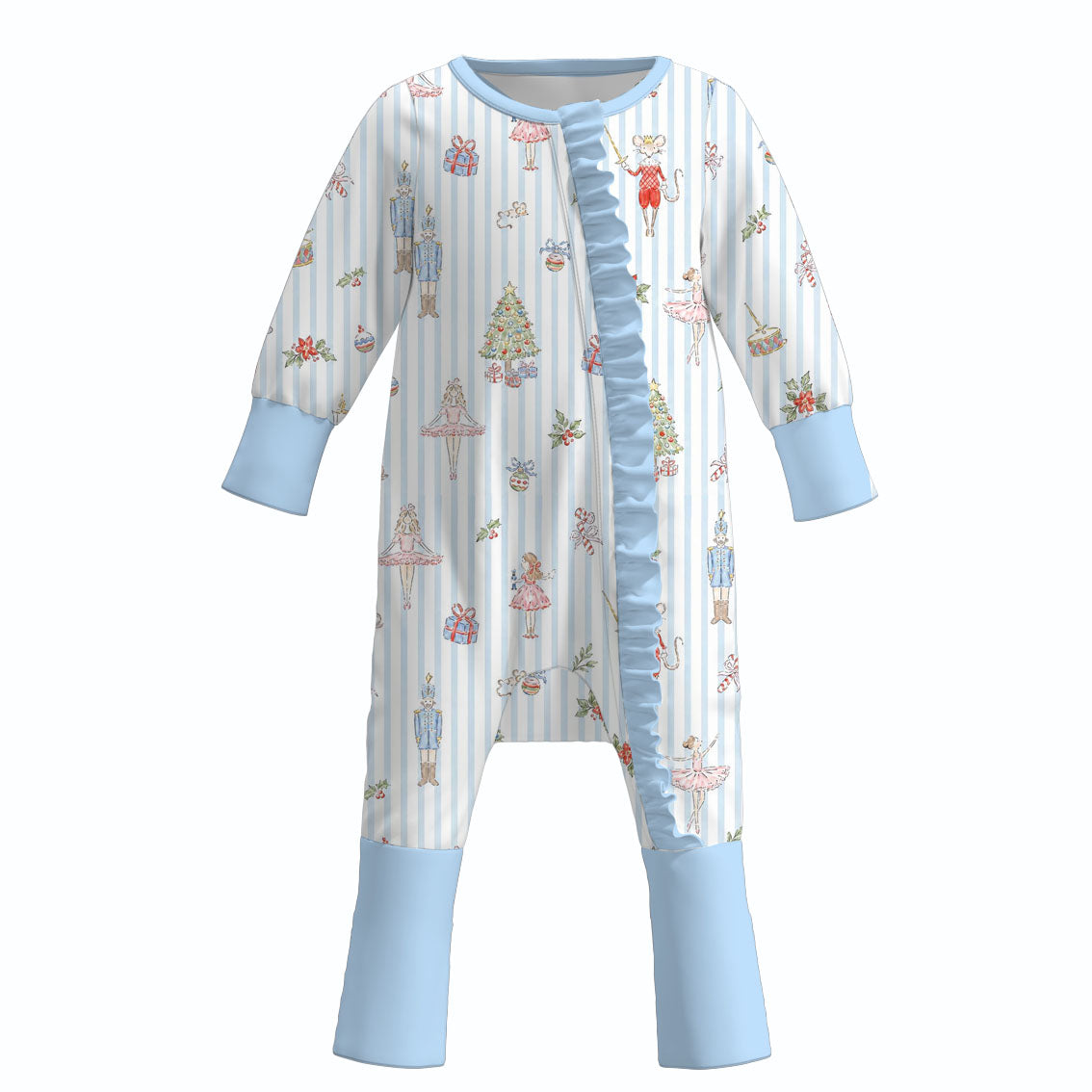 （Pre Order）Sisters Christmas Print Dress,Set&Romper