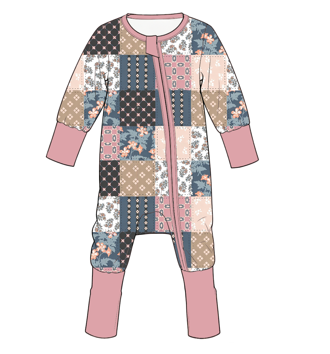 （Pre Order）Toddler Girls Fall&Winter Print Romper