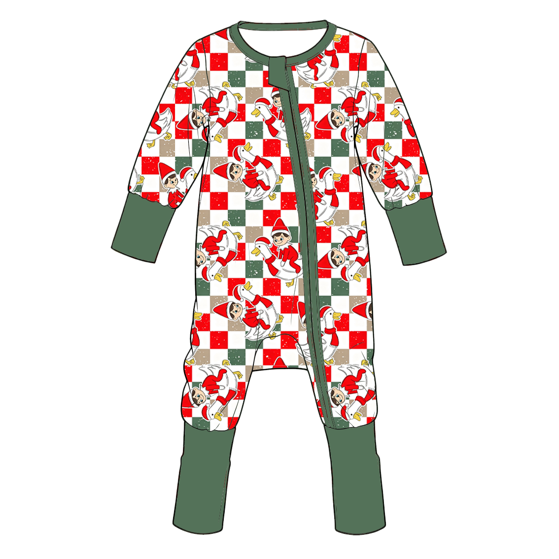 （Pre Order）Sisters Christmas Print Dress&Romper