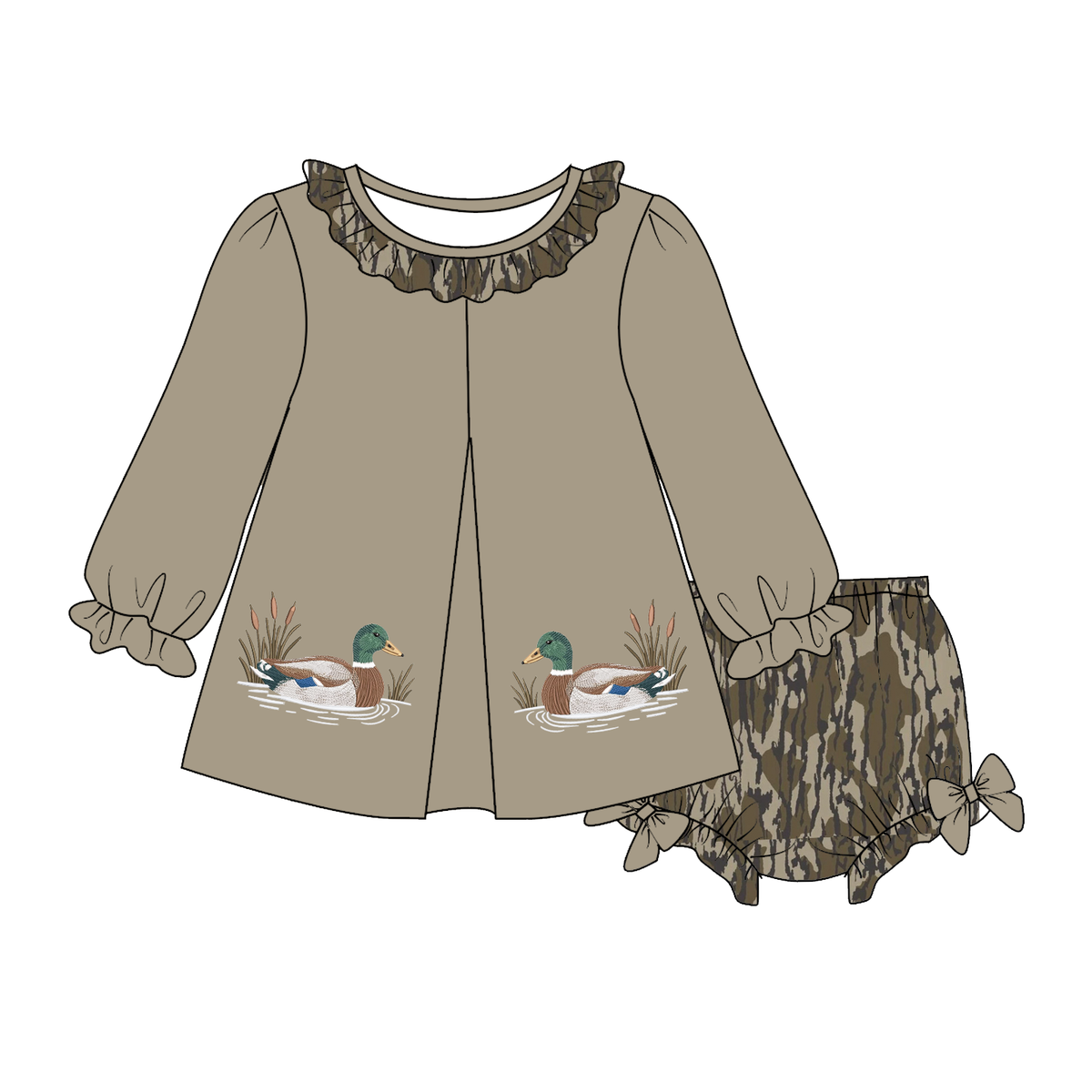 （Weekly Pre-Order）Sisters Duck Embroidery Dress&Romper（Ends 10.18）