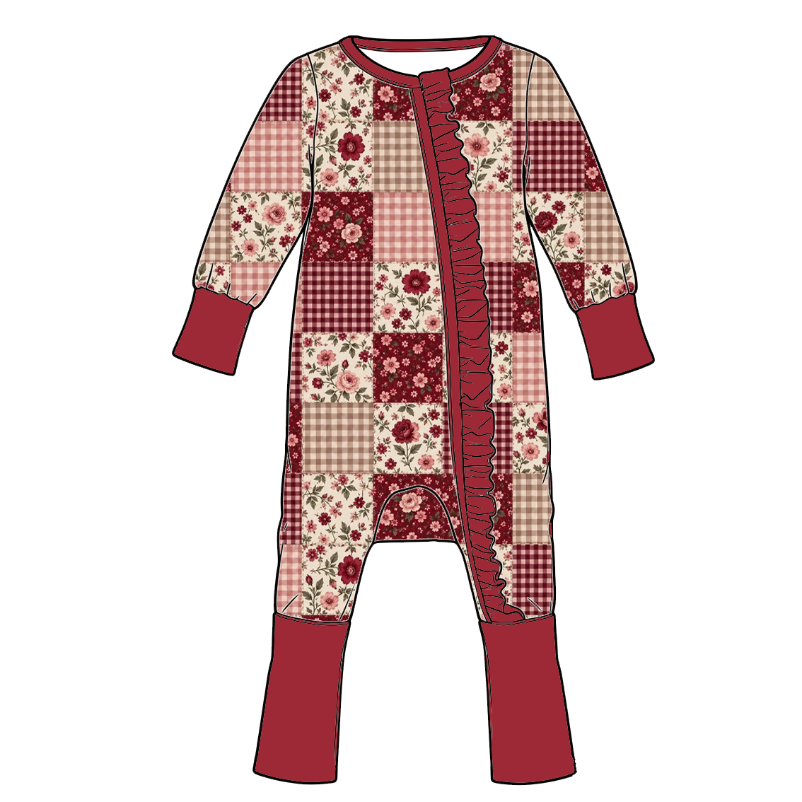 （Weekly Pre-Order）Family Fall Floral Print Dress,Set&Romper（Ends 10.11）