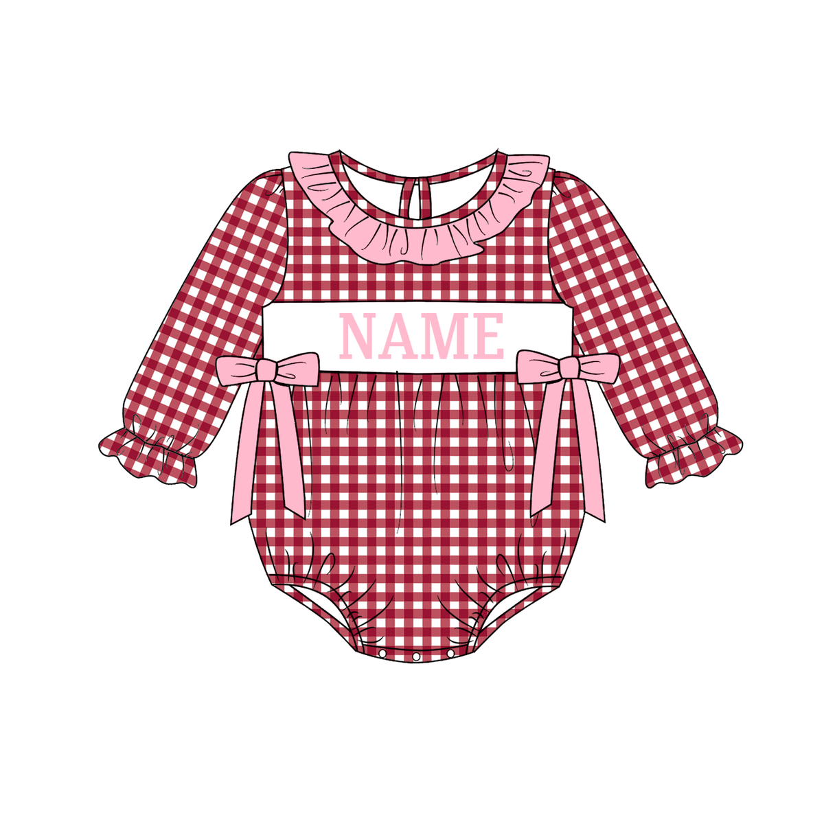 （Weekly Pre-Order）Siblings Spring&Summer Plaid Embroidery Smocked Dress,Set&Romper（Ends 11.1）