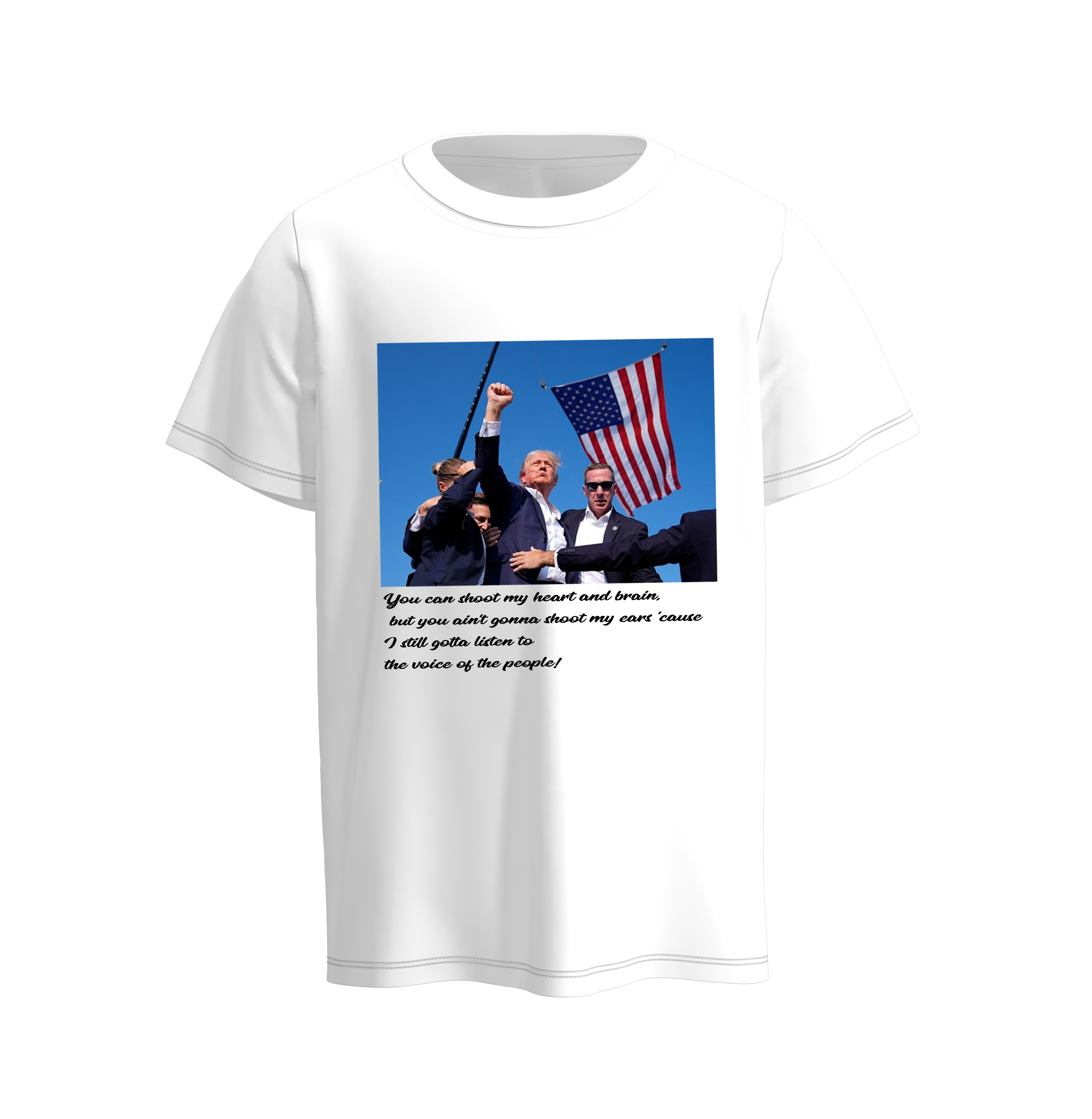 （Pre Order）Trump Rally Shooter White T-shirt
