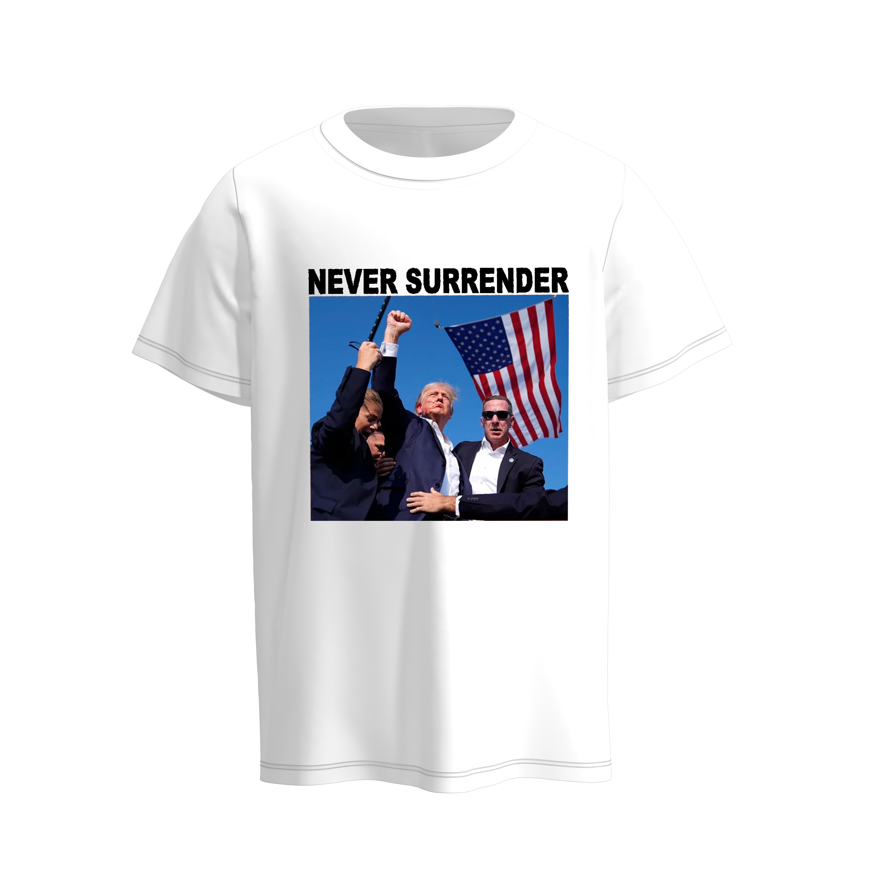 （Pre Order）Trump Rally Shooter White T-shirt