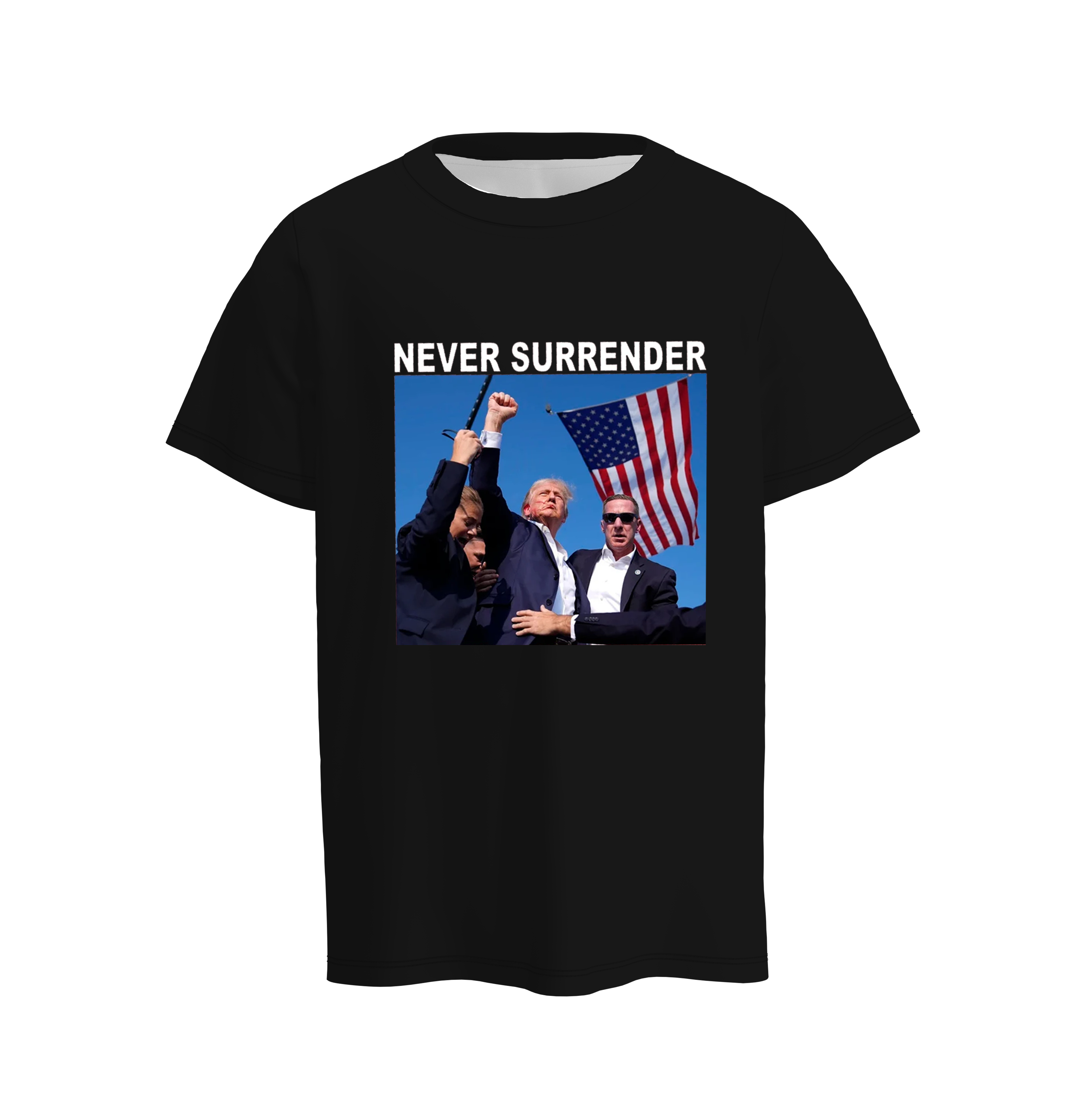 （Pre Order）Trump Rally Shooter Black T-shirt