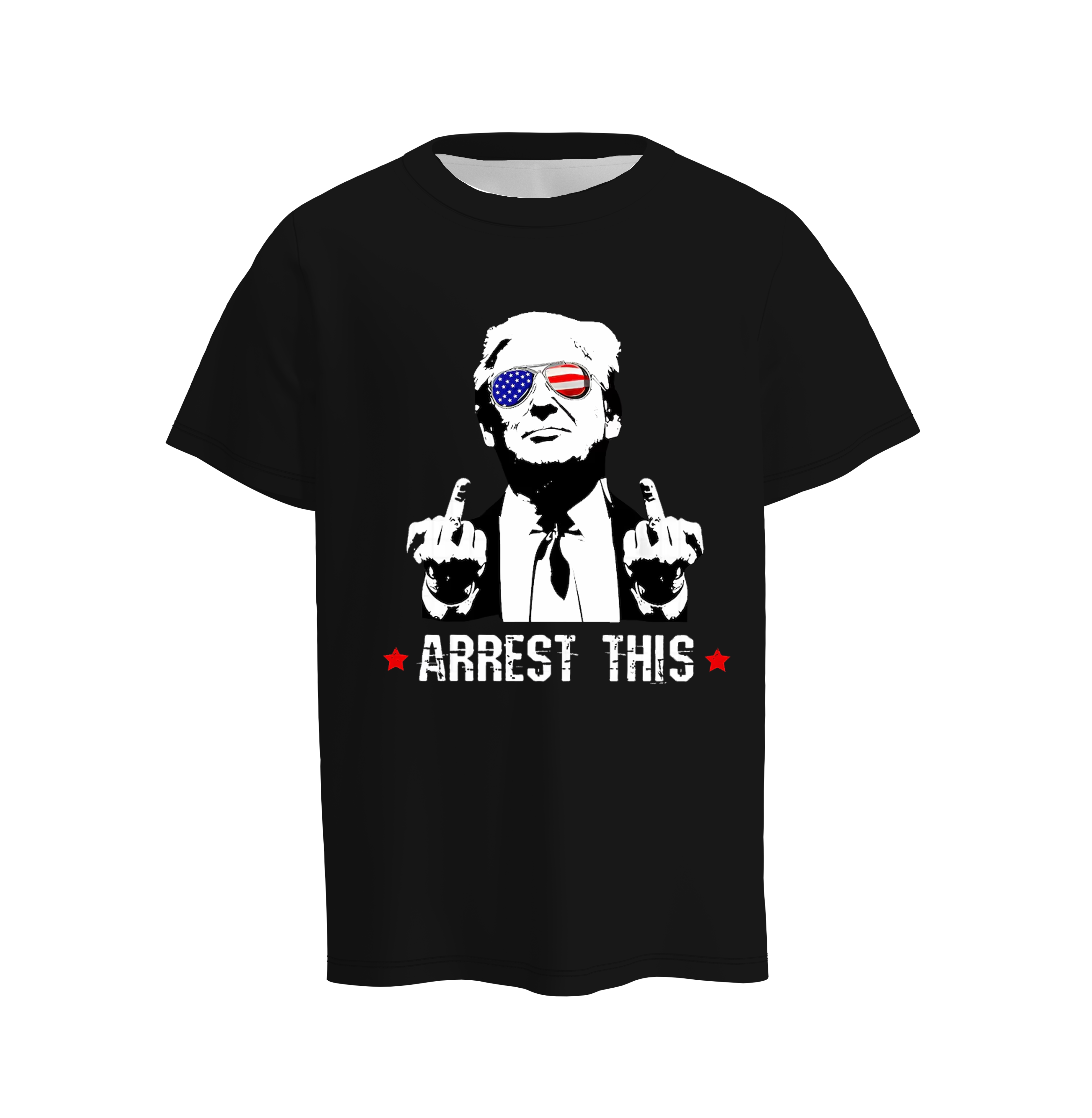 （Pre Order）Trump Rally Shooter Black T-shirt