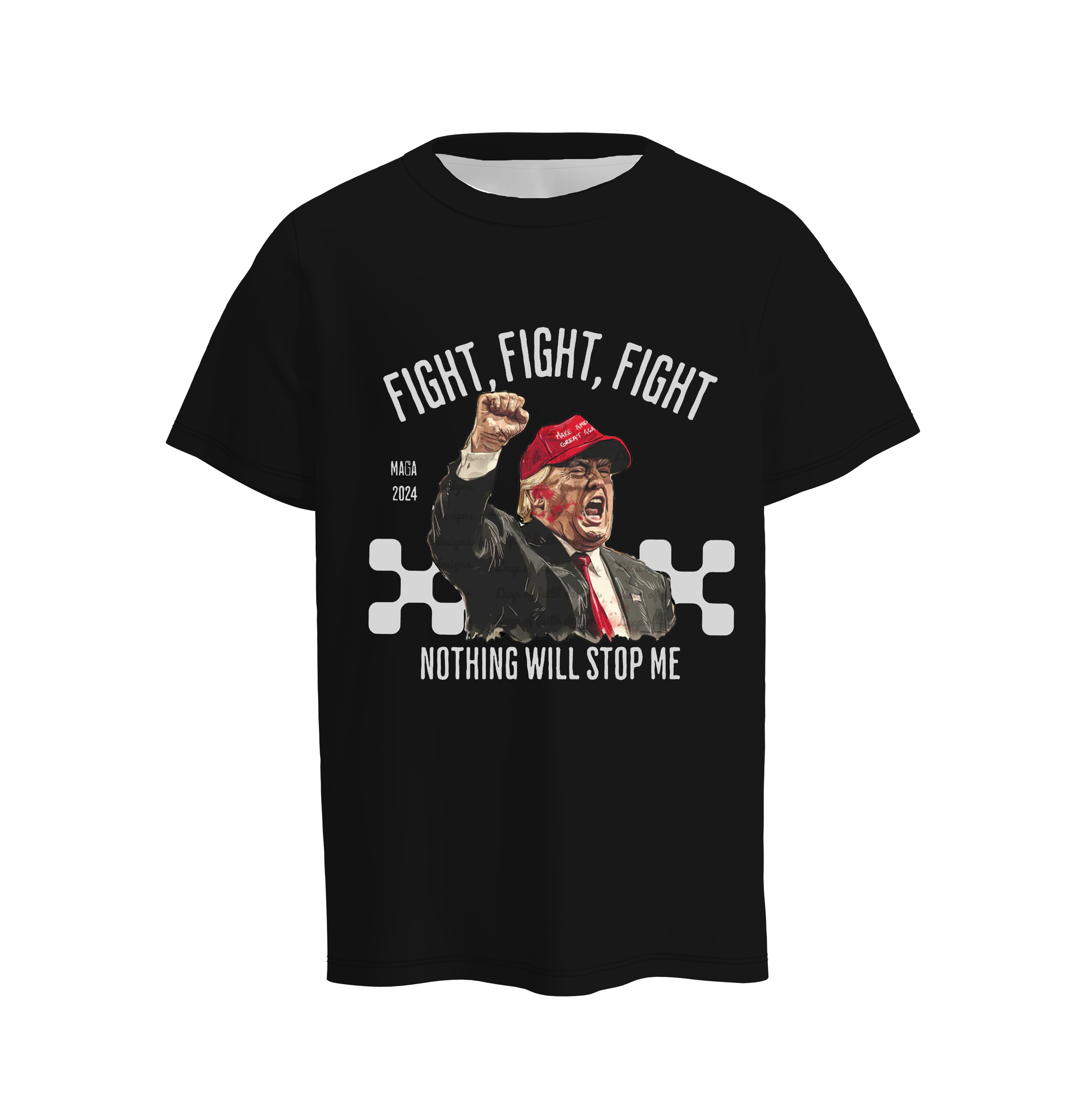（Pre Order）Trump Rally Shooter Black T-shirt
