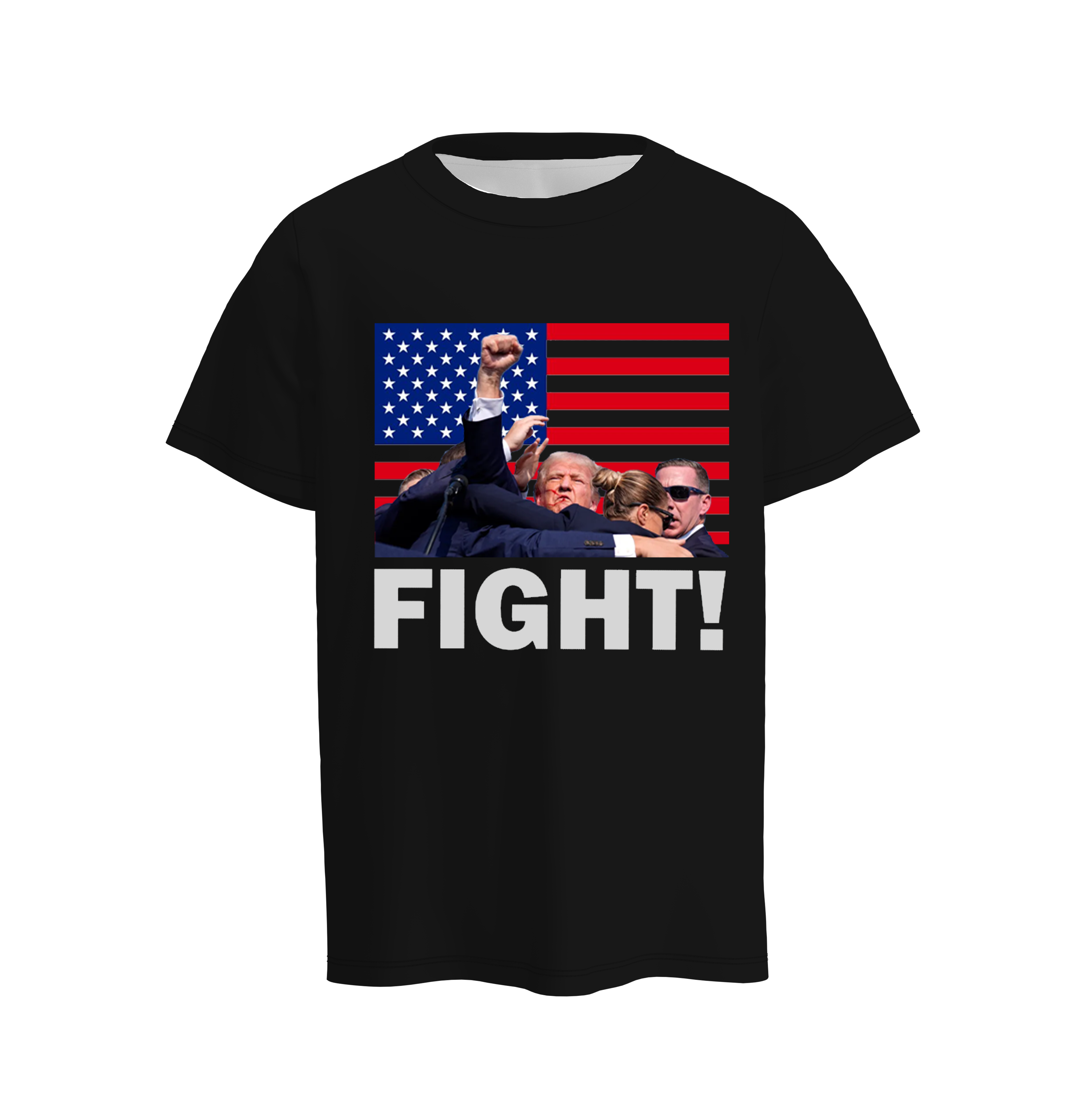 （Pre Order）Trump Rally Shooter Black T-shirt