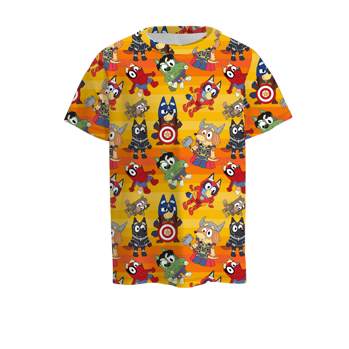 （Pre Order）Boys Cute Cartoon Print Top