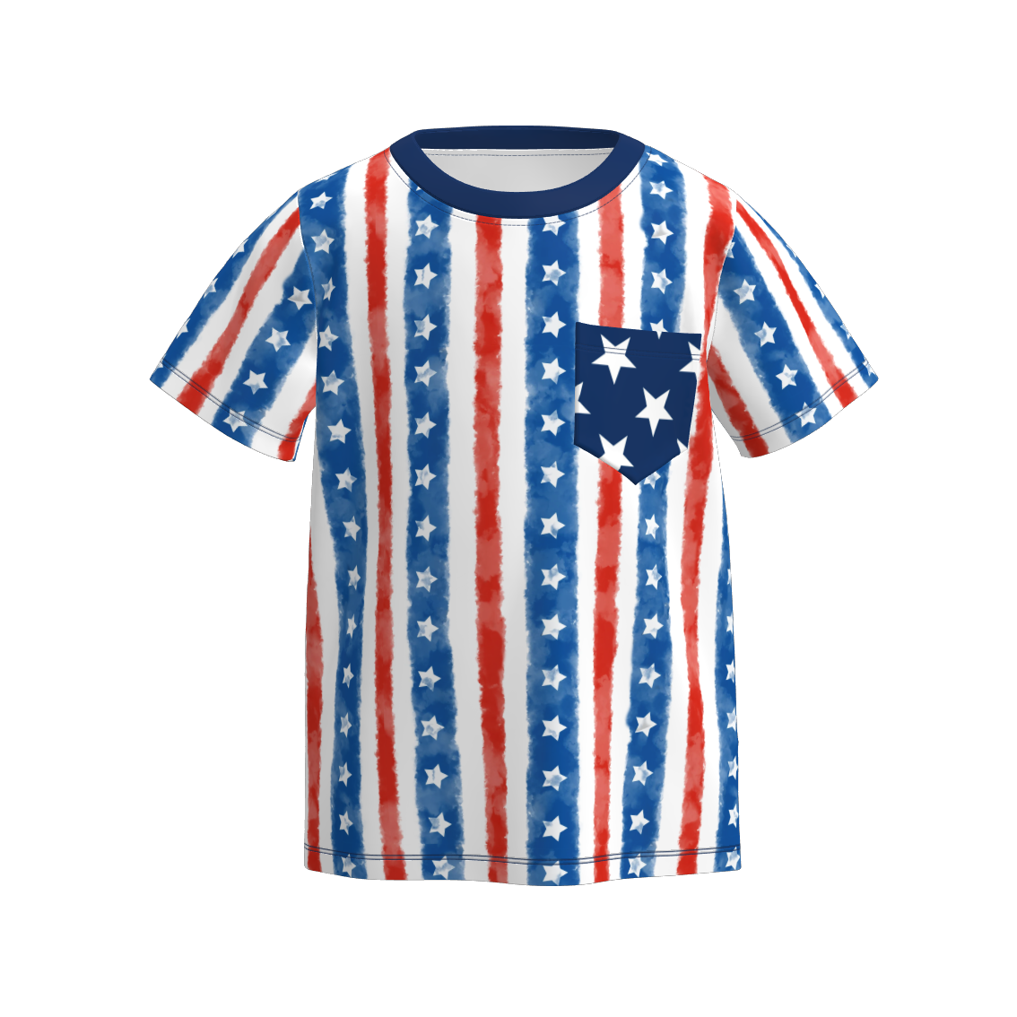 （Pre Order）Family Patriotic Print Dress,Romper and Top