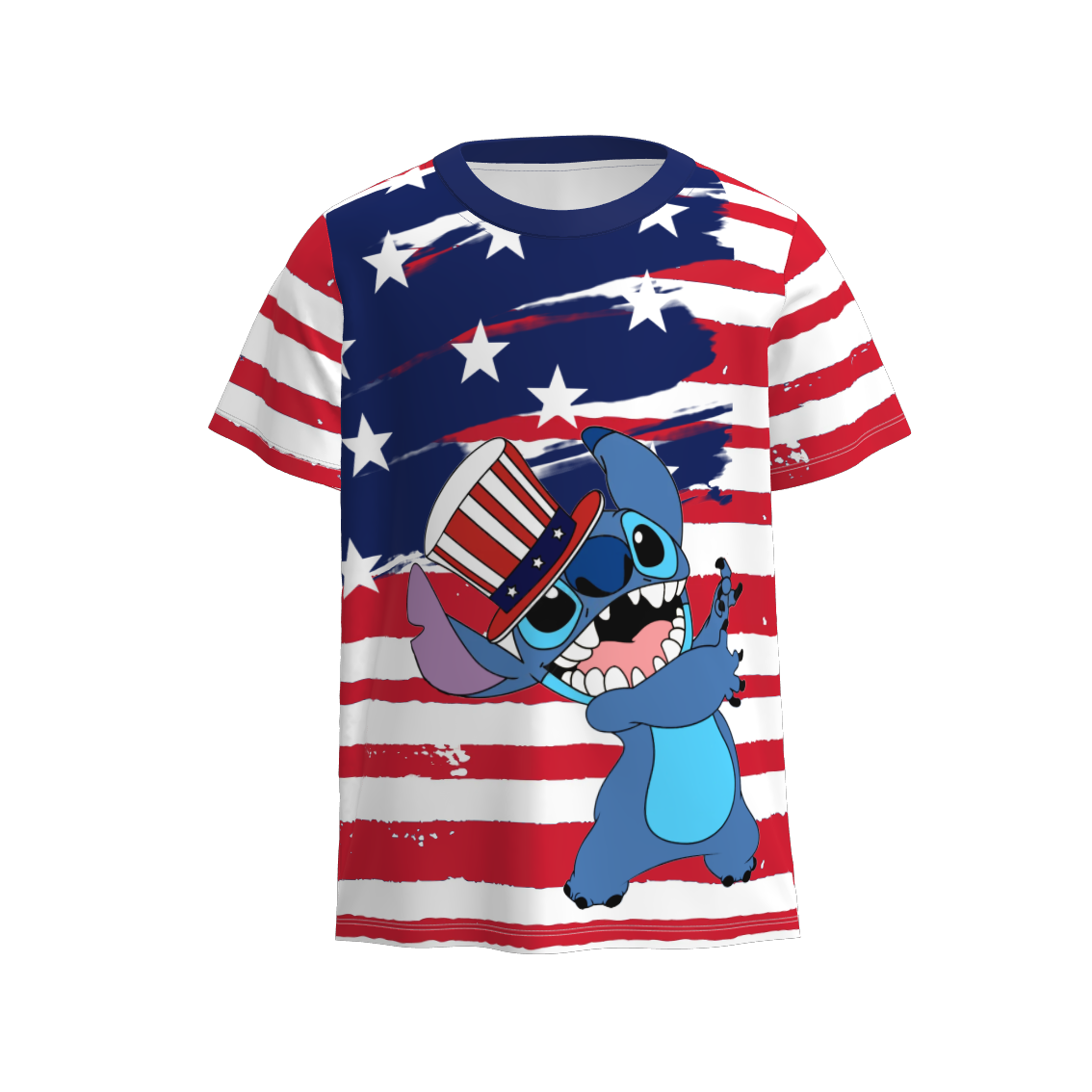 （Pre Order）Family Patriotic Print Dress,Romper and Top