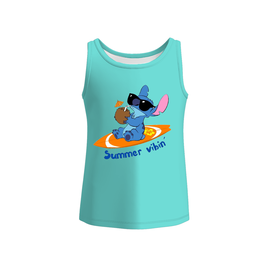 （Pre Order）Siblings Spring and Summer Cartoon Print Dress,Top and Set